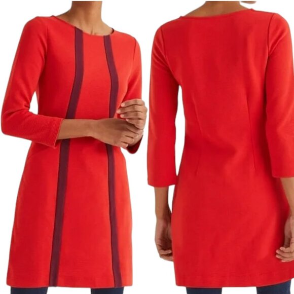 Boden Anita Ottoman Cotton Tunic/Dress - Red/Purple - 8 - Picture 1 of 9